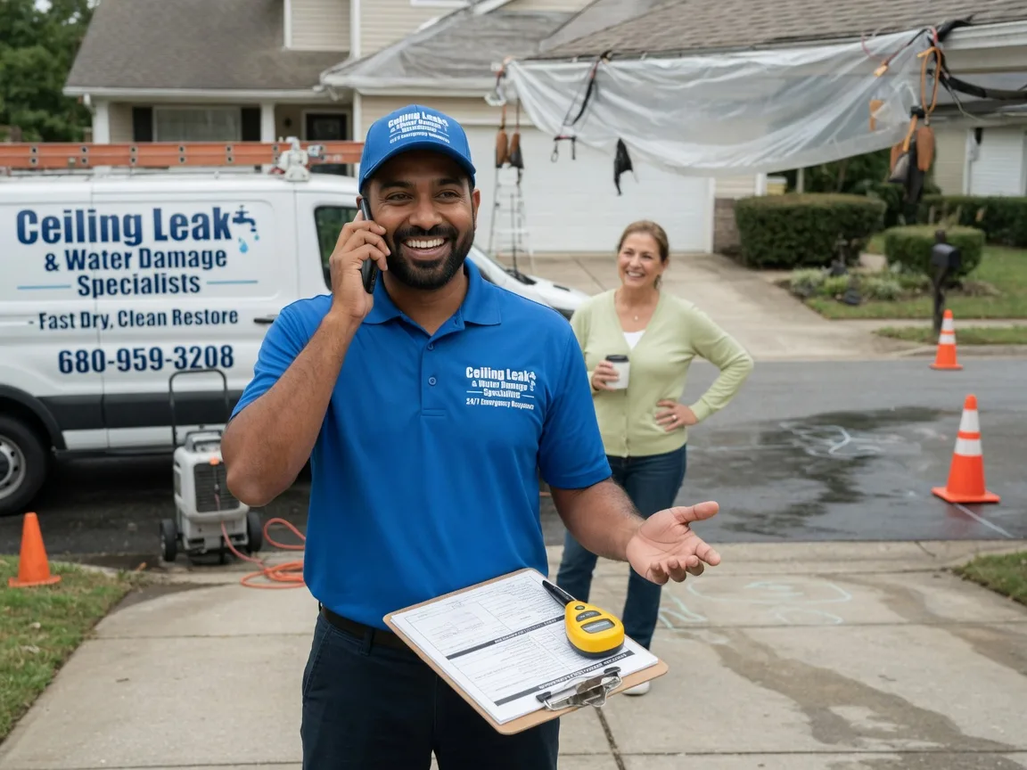 Ceiling Leak Cleanup Townville, SC FAQs